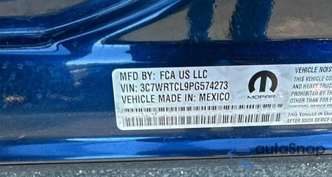2023 Ram 3500 z USA, uszkodzony, nr VIN 3C7WRTCL9PG574273
